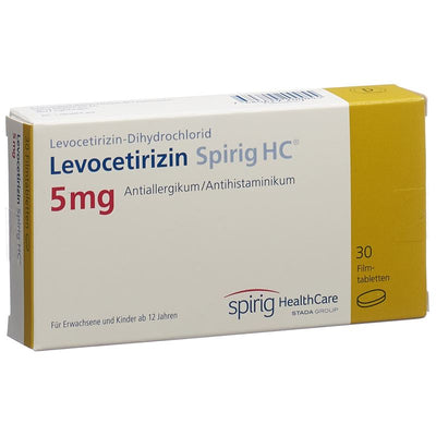 LEVOCETIRIZIN Spirig HC Filmtabl 5 mg 30 Stk