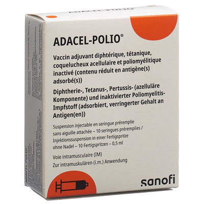 ADACEL-POLIO Inj Susp o Nadel 10 Fertspr 0.5 ml