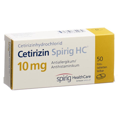 CETIRIZIN Spirig HC Filmtabl 10 mg 50 Stk