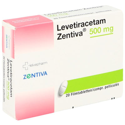 LEVETIRACETAM Zentiva Filmtabl 500 mg 20 Stk