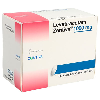 LEVETIRACETAM Zentiva Filmtabl 1000 mg 100 Stk