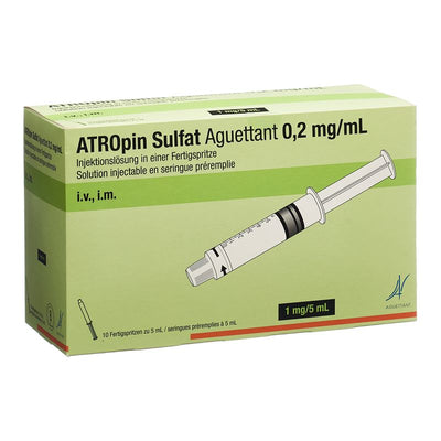 ATROPIN SULFAT Aguettant 1 mg/5ml 10 x 5 ml