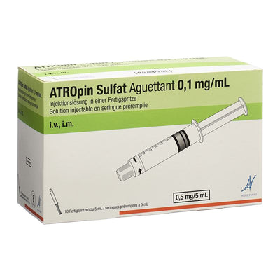 ATROPIN SULFAT Aguettant 0.5 mg/5ml 10 x 5 ml