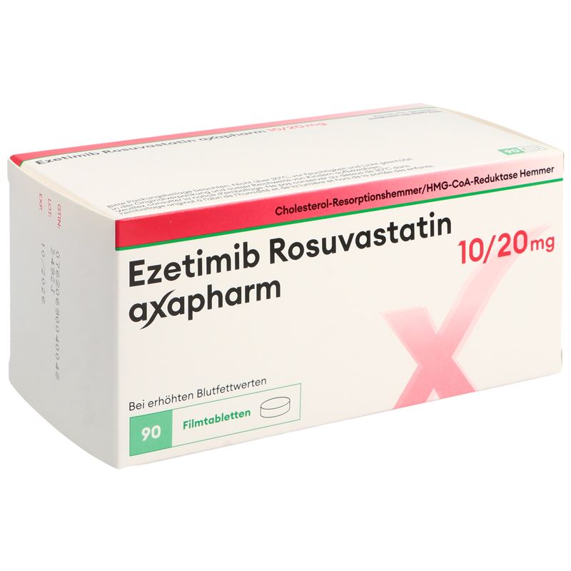 EZETIMIB ROSUVAST axapharm Filmtabl 10/20mg 90 Stk