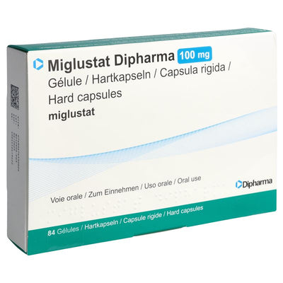 MIGLUSTAT Dipharma Kaps 100 mg 84 Stk