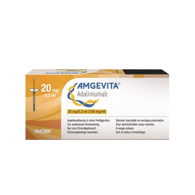 AMGEVITA Inj Lös 20 mg/0.2ml Fertspr