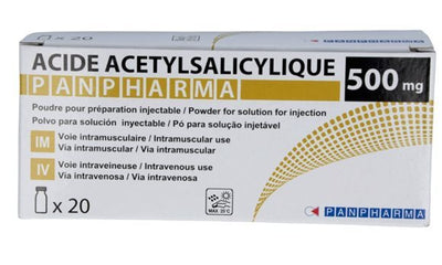 ACIDE ACETYLSALICYL Panpharma 0.5 g 20 Stk