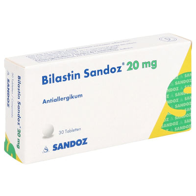 BILASTIN Sandoz Tabl 20 mg 30 Stk