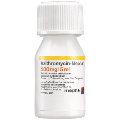 AZITHROMYCIN Mepha Plv 200 mg/5ml f Susp 15 ml