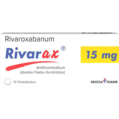 RIVARAX Filmtabl 15 mg 10 Stk