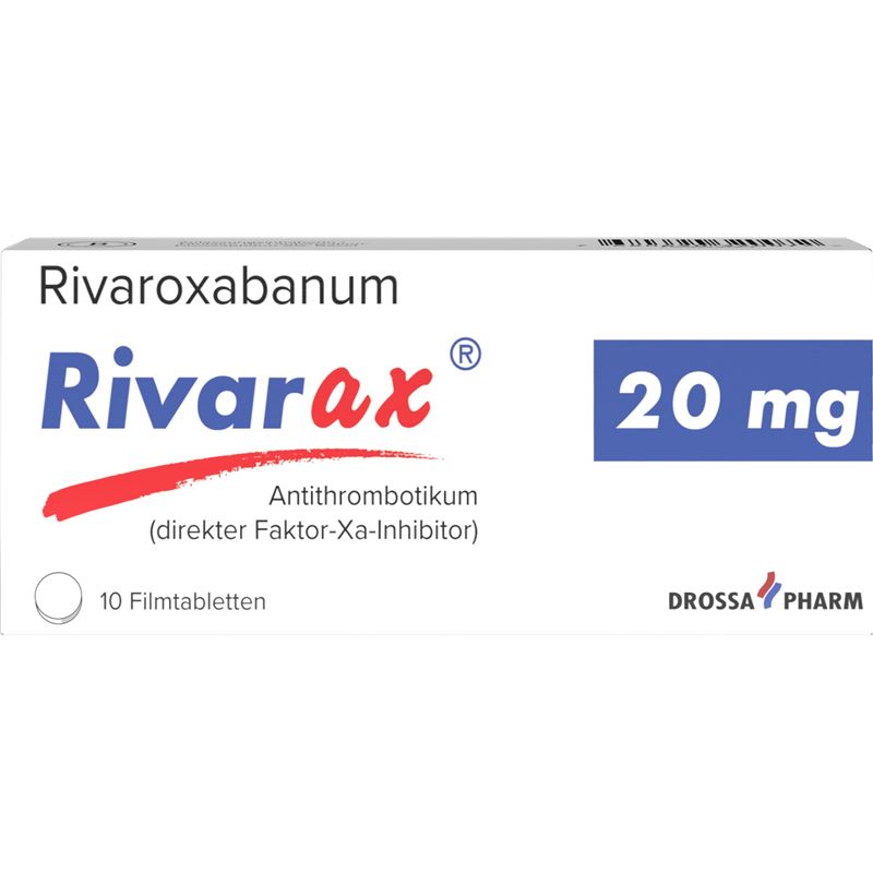 RIVARAX Filmtabl 20 mg 10 Stk
