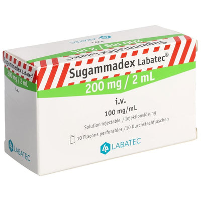 SUGAMMADEX Labatec Inj Lös 200 mg/2ml 10 Stk