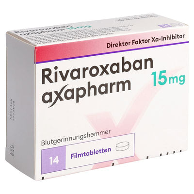 RIVAROXABAN axapharm Filmtabl 15 mg 14 Stk