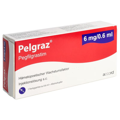 PELGRAZ 6 mg/0.6ml Fertigspr m Nadelschutz