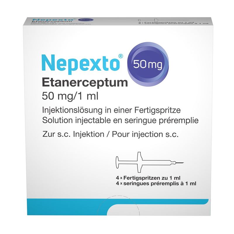 NEPEXTO Inj Lös 50 mg/ml Fertigspr 4 x 1 ml