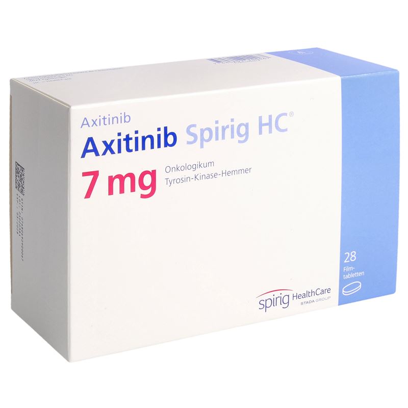 AXITINIB Spirig HC Filmtabl 7 mg 28 Stk