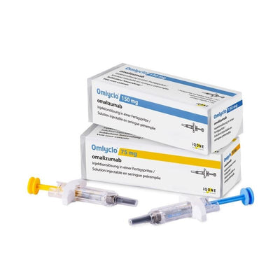 OMLYCLO Inj Lös 150 mg/ml Fertspr 1 ml