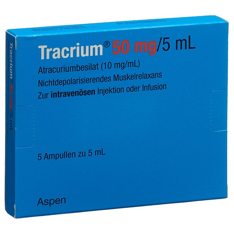 TRACRIUM Inj Lös 50 mg/5ml 5 Amp 5 ml