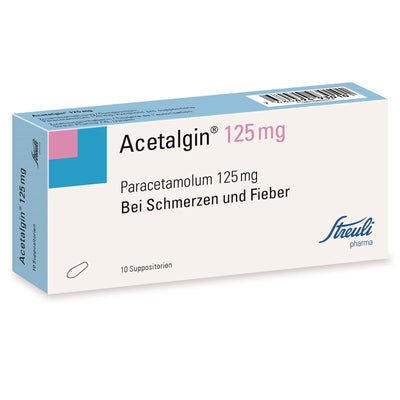 ACETALGIN Supp 125 mg 10 Stk