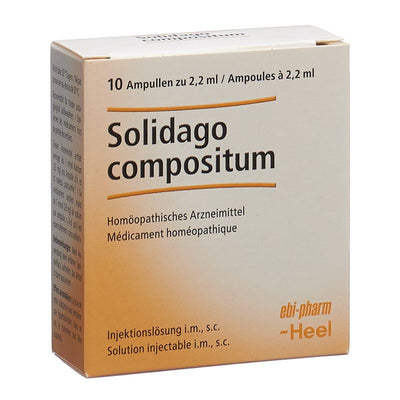 SOLIDAGO COMP Heel Inj Lös 10 Amp 2.2 ml