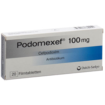 PODOMEXEF Filmtabl 100 mg 20 Stk