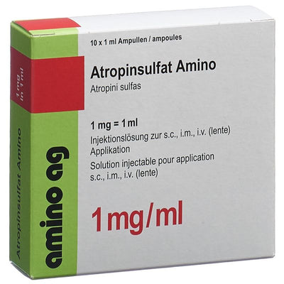 ATROPINSULFAT Amino 1 mg/ml 10 Amp 1 ml