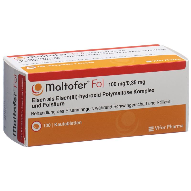 MALTOFER Fol Kautabl 100 Stk