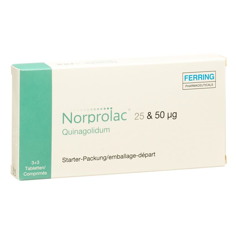 NORPROLAC Starter-pack Tabl 25mcg + 50mcg 6 Stk