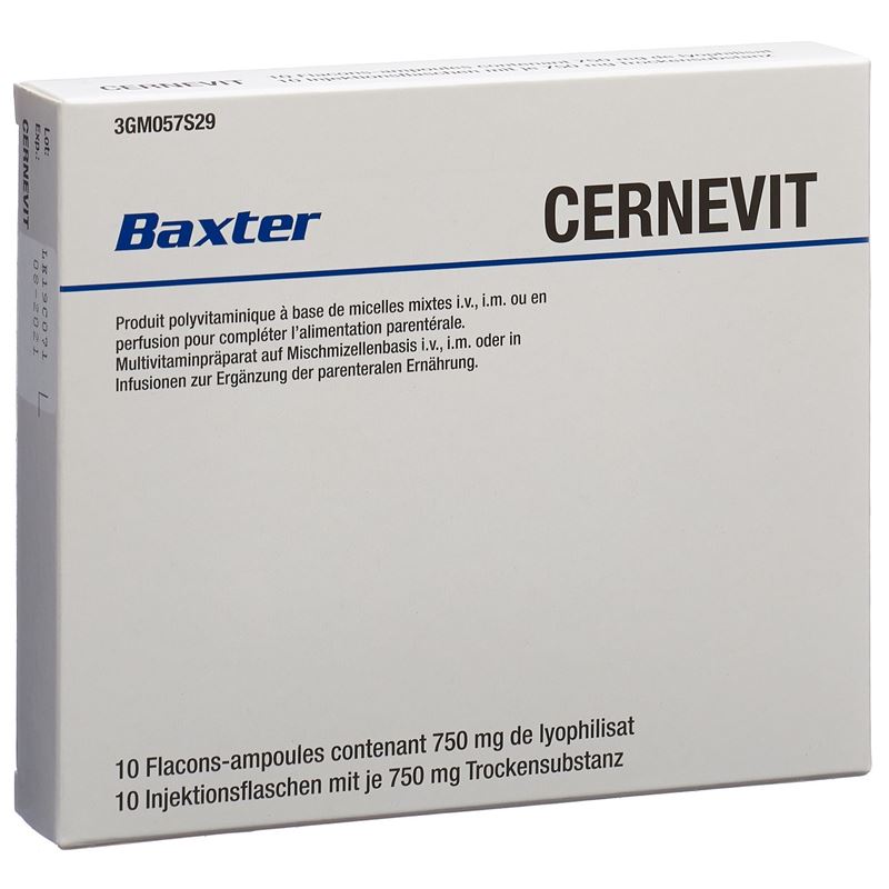 CERNEVIT Trockensub Durchstf 10 Stk