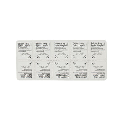 ZOFRAN Zydis Lingual Tabl 4 mg 10 Stk - CONTENTBACK
