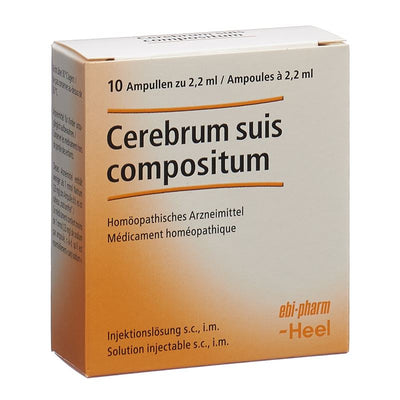CEREBRUM SUIS COMP Heel Inj Lös 10 Amp 2.2 ml