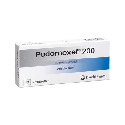 PODOMEXEF Filmtabl 200 mg 10 Stk