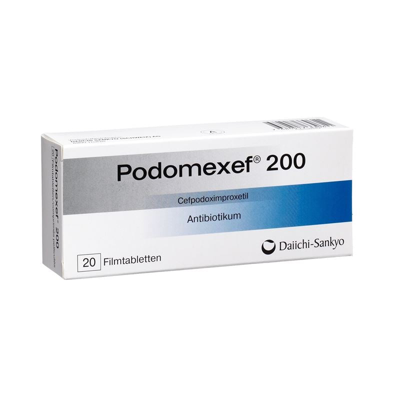 PODOMEXEF Filmtabl 200 mg 20 Stk