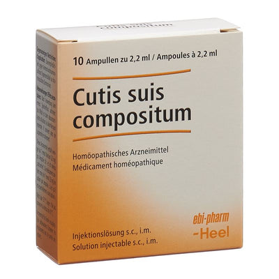 CUTIS SUIS COMP Heel Inj Lös 10 Amp 2.2 ml