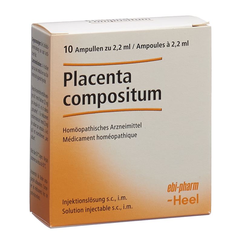 PLACENTA COMP Heel Inj Lös 10 Amp 2.2 ml