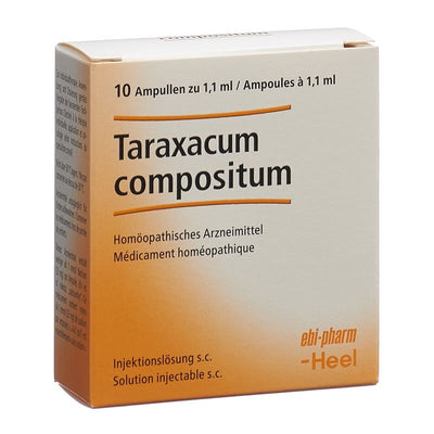 TARAXACUM COMP Heel Inj Lös 10 Amp 1.1 ml