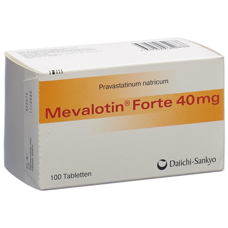 MEVALOTIN forte Tabl 40 mg 100 Stk