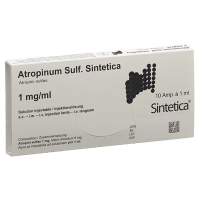 ATROPINUM SULF Sintetica 1 mg/ml 10 Amp 1 ml