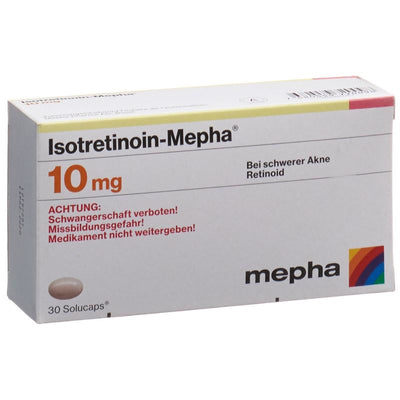 ISOTRETINOIN Mepha Weichkaps 10 mg 30 Stk