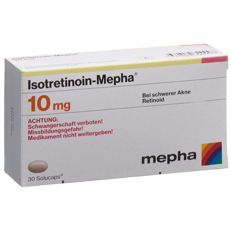 ISOTRETINOIN Mepha Solucaps 10 mg 30 Stk