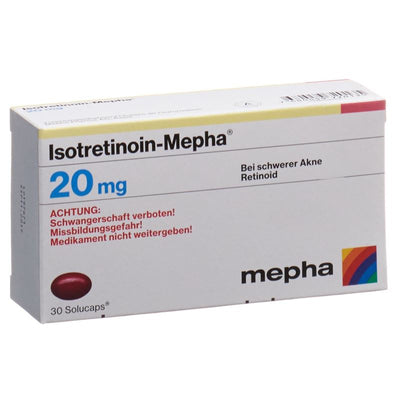 ISOTRETINOIN Mepha Solucaps 20 mg 30 Stk