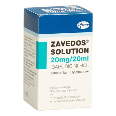 ZAVEDOS Solution Inj Lös 20 mg/20ml Cytosafe