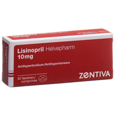 LISINOPRIL Helvepharm Tabl 10 mg 30 Stk