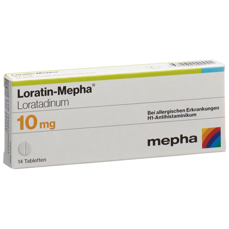 LORATIN Mepha Tabl 10 mg 14 Stk