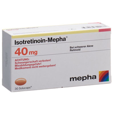 ISOTRETINOIN Mepha Weichkaps 40 mg 30 Stk