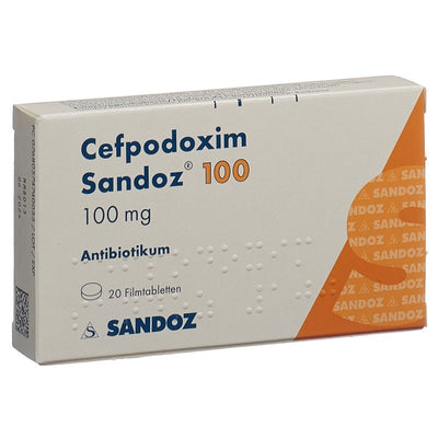 CEFPODOXIM Sandoz Filmtabl 100 mg 20 Stk