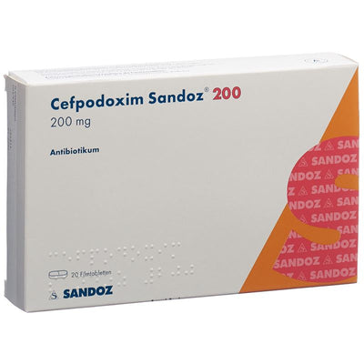 CEFPODOXIM Sandoz Filmtabl 200 mg 20 Stk