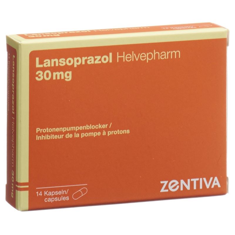 LANSOPRAZOL Helvepharm Kaps 30 mg 14 Stk