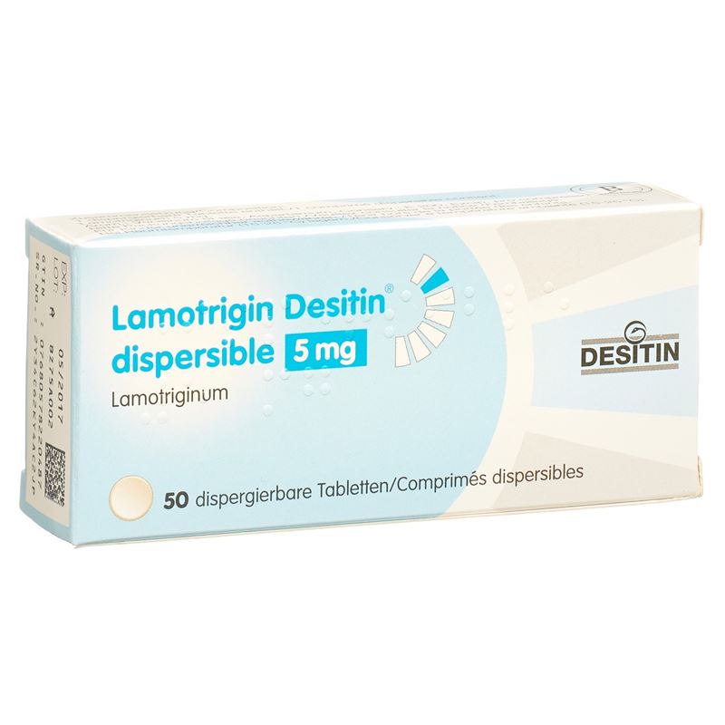 LAMOTRIGIN Desitin Disp Tabl 5 mg 50 Stk