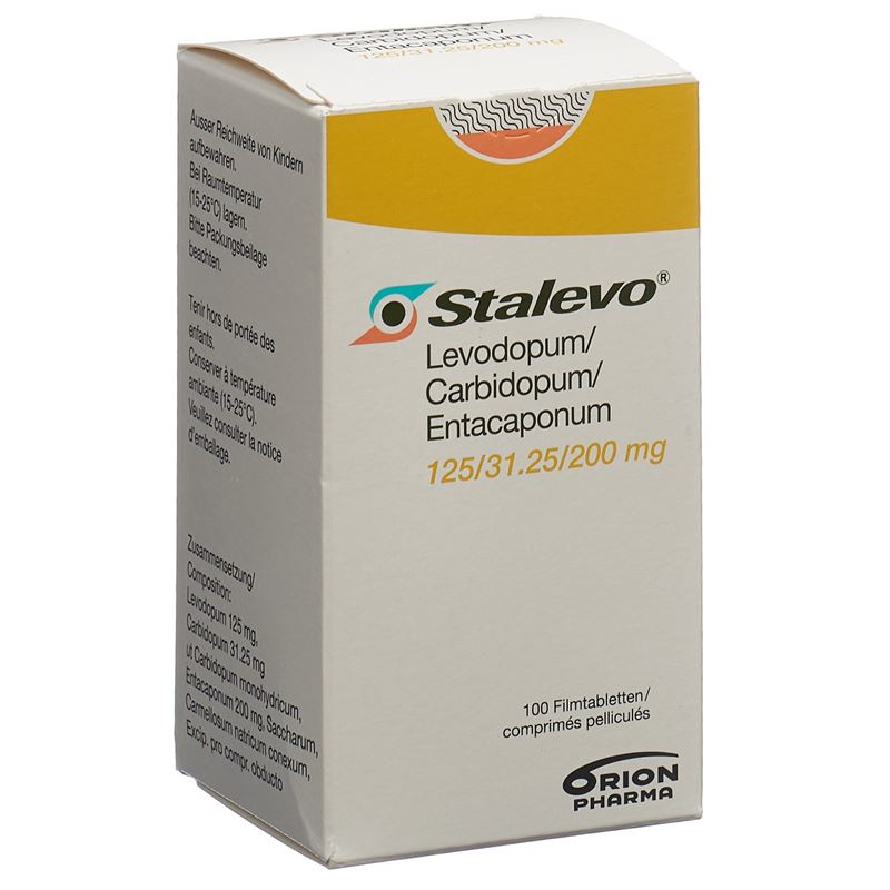 STALEVO Filmtabl 125/31.25/200mg Ds 100 Stk